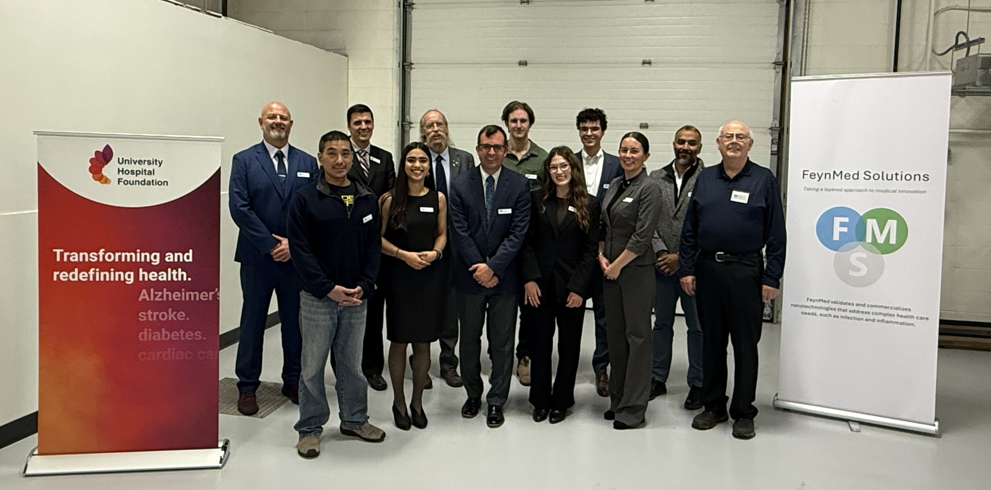 FeynMed Solutions team at the pilot facility